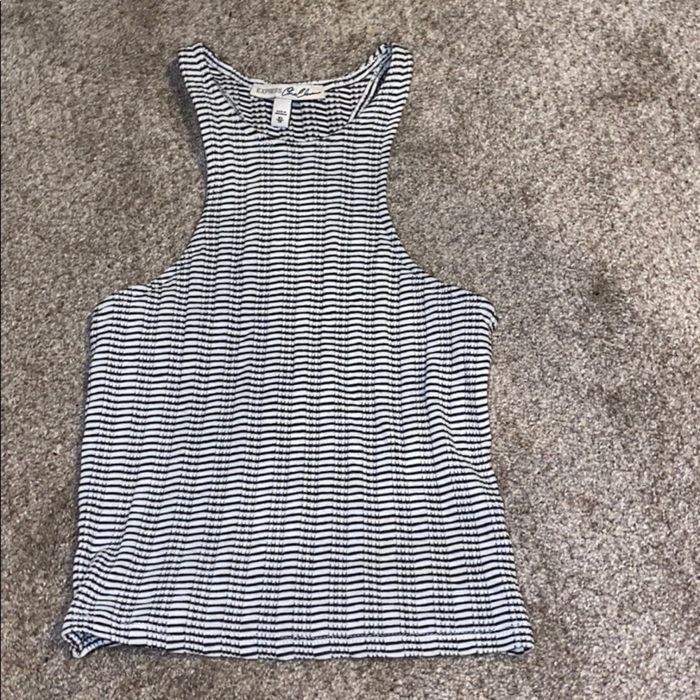 Express fitted crop top tank top